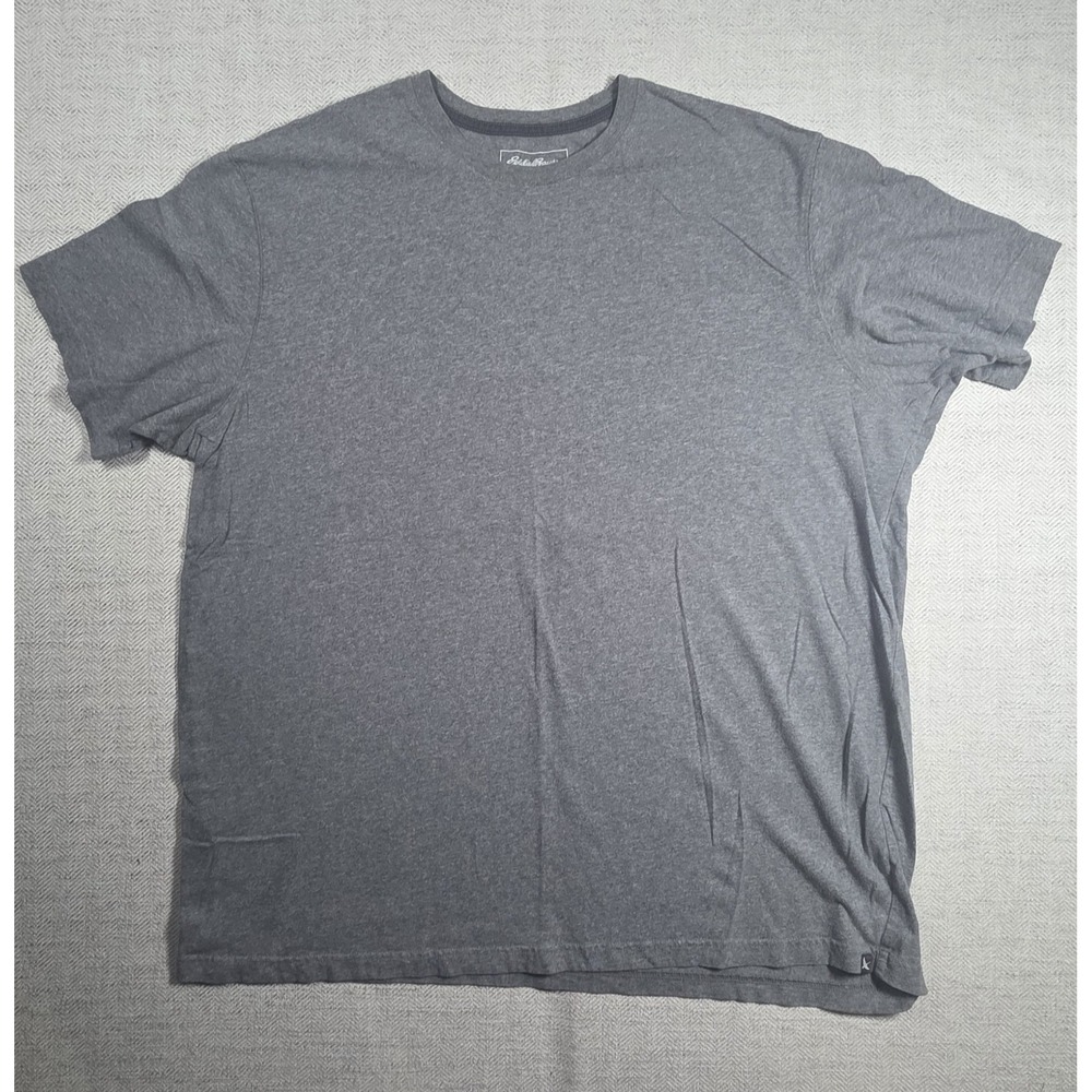 Lot of 2 Eddie Bauer Legendwash T-Shirts Mens T2XL 2XL Tall Grey Green Crew S/S